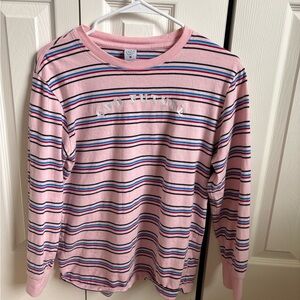 Odd Future Pink Striped Long Sleeve Tee